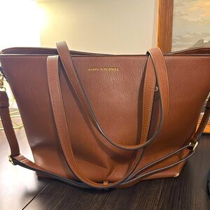 Poppy & Peonies Go getter Tote -Chesnut